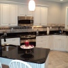 Glazed Thermofoil w/Black Granite Tops - Built for George Hoffman Construction