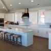 White Shaker w/Painted Island - Built for Mancuso Development
