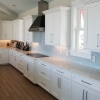 White Shaker w/Painted Island - Built for Mancuso Development