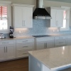 White Shaker w/Painted Island - Built for Mancuso Development